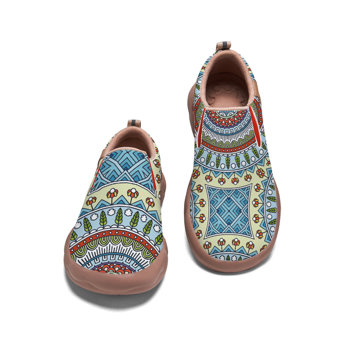 Color Mandala Slip On