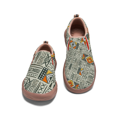 Vintage Texture Pattern Slip On