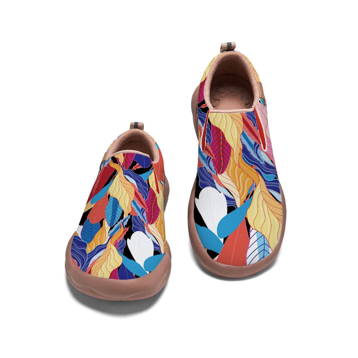 Colorful Leaves Slip On