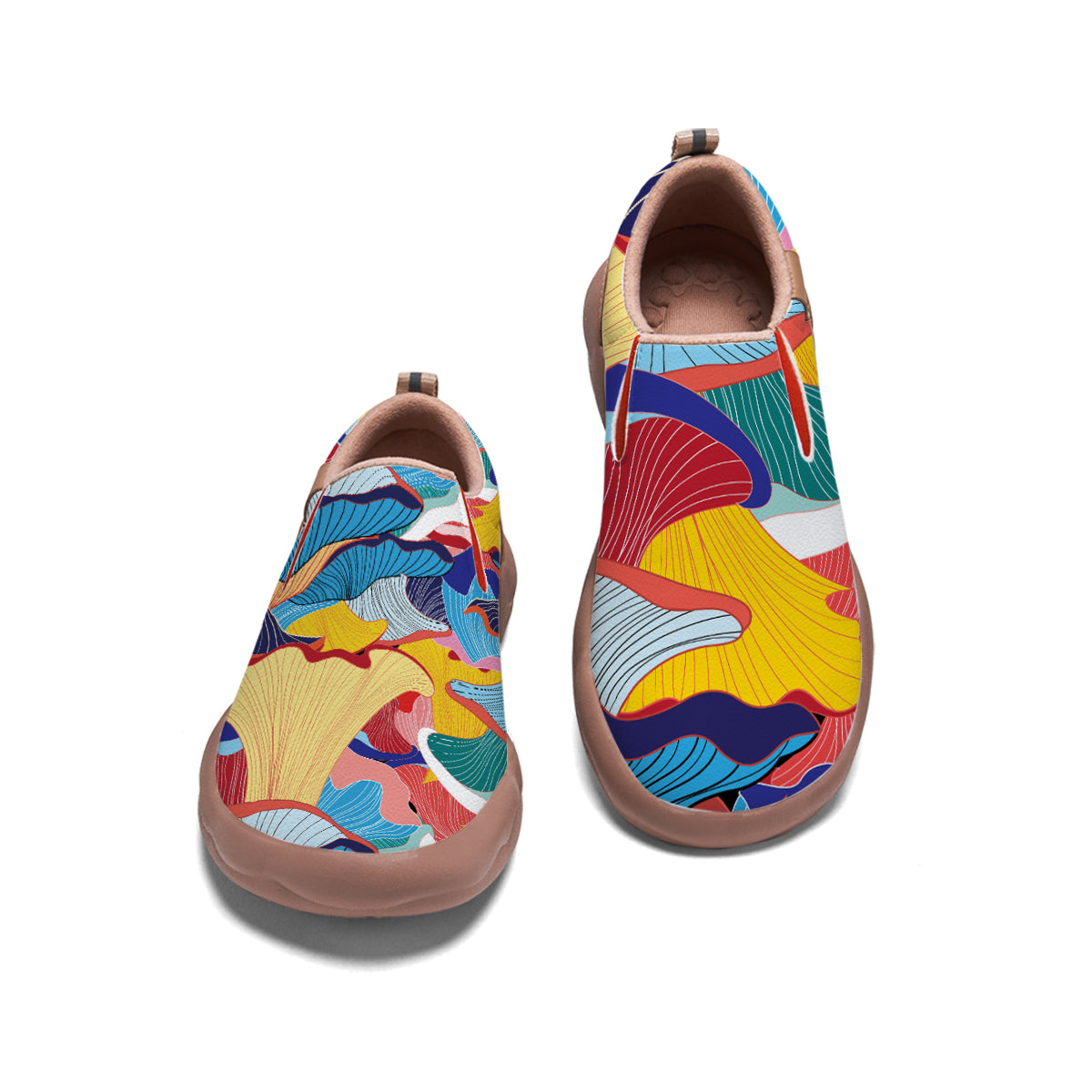 Colorful Mushroom Slip On