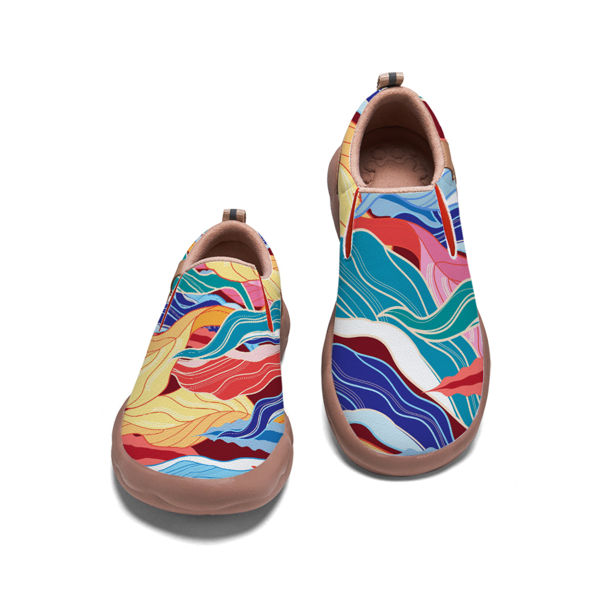 Colorful Leaves Slip On