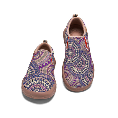 Purple Mandala Slip On