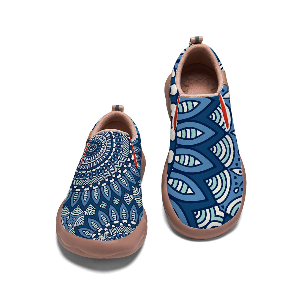 Blue Mandala Slip On