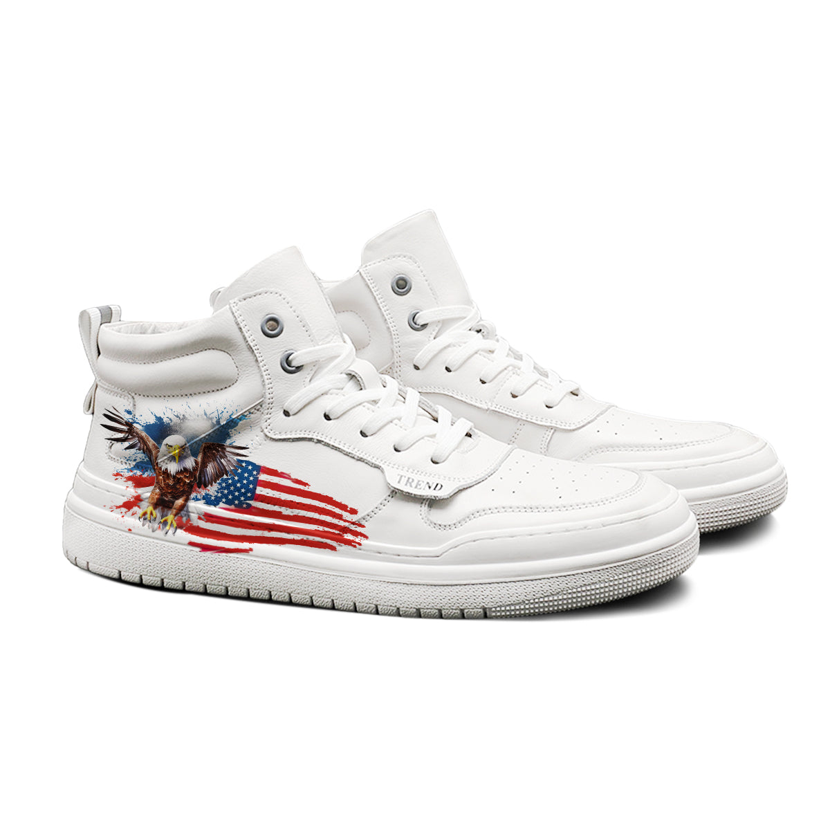 Amerian Flag Eagle High Top Sneaker