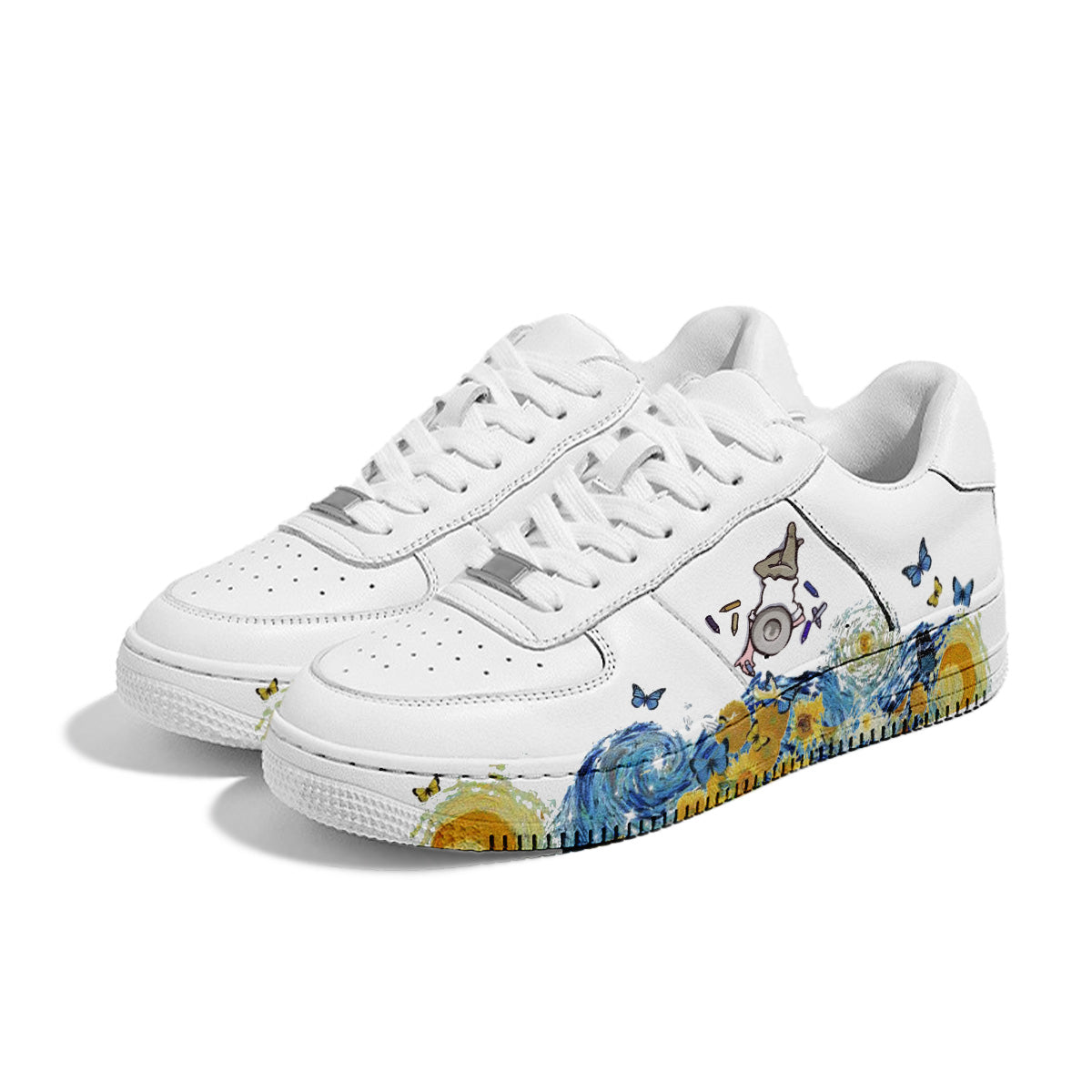 Oil Painting Butterfly Sneaker