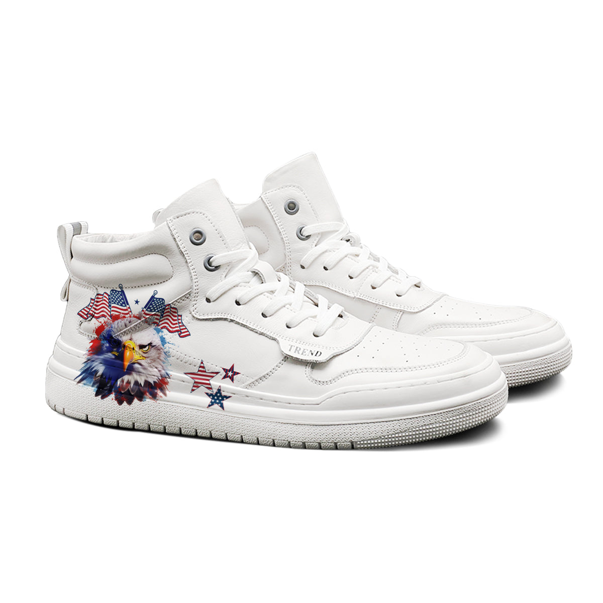 American Flag Eagle High Top Sneaker