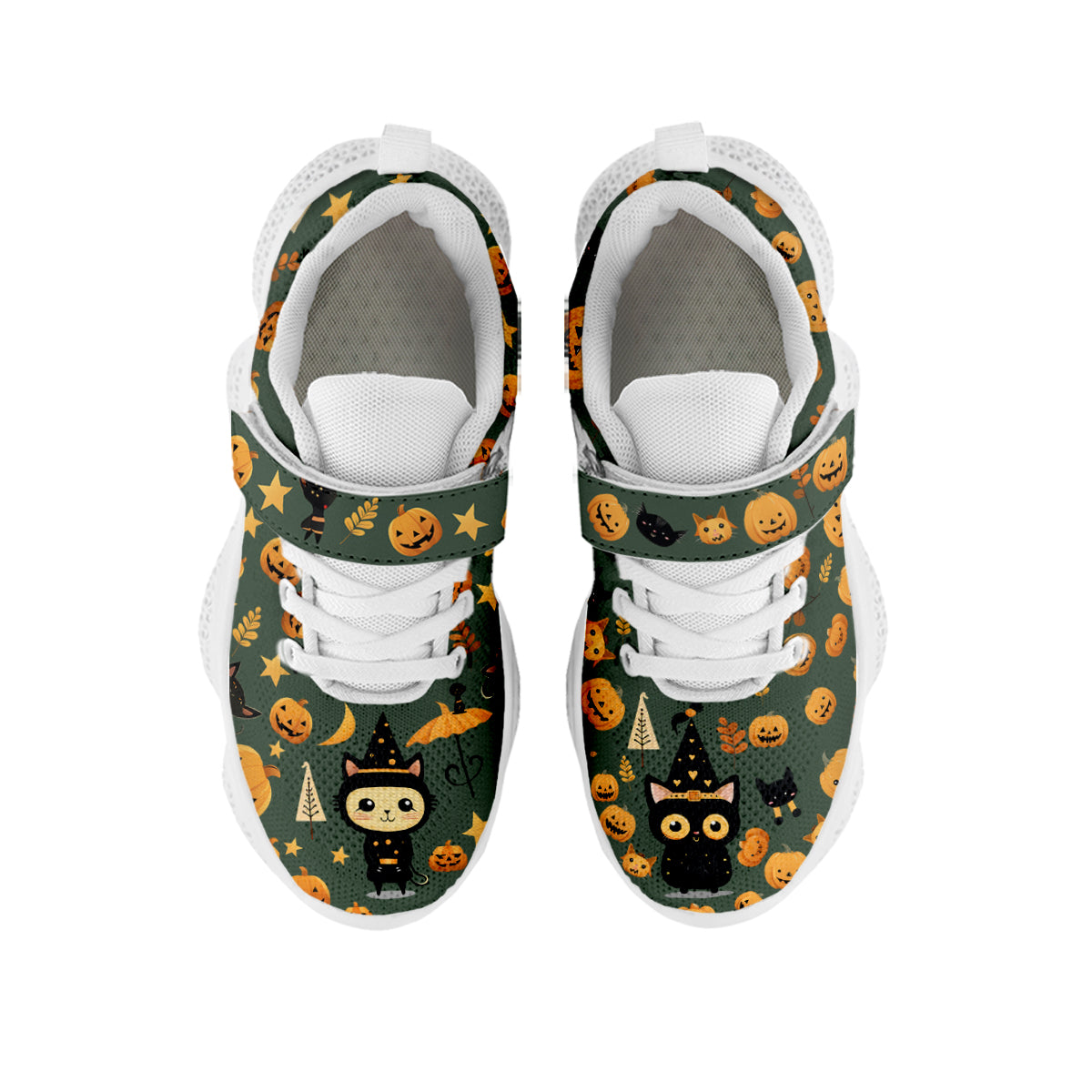 Halloween Pumpkin Kids Running Shoes