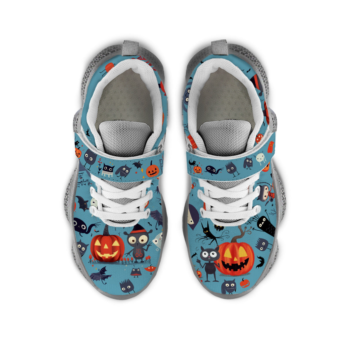 Halloween Pumpkin Kids Running Shoes