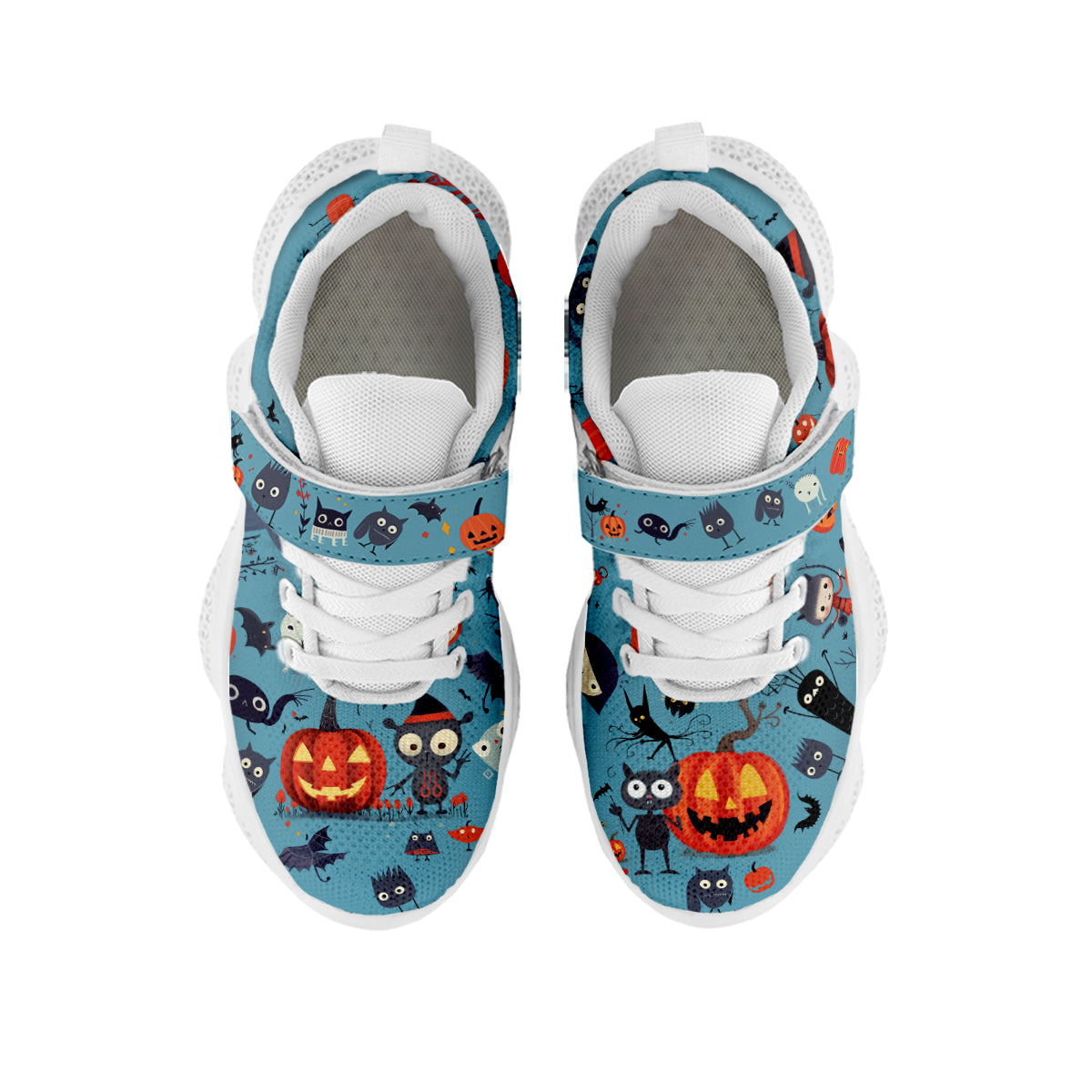 Halloween Pumpkin Kids Running Shoes