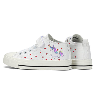 Unicorn Kids High Top Canvas Shoes