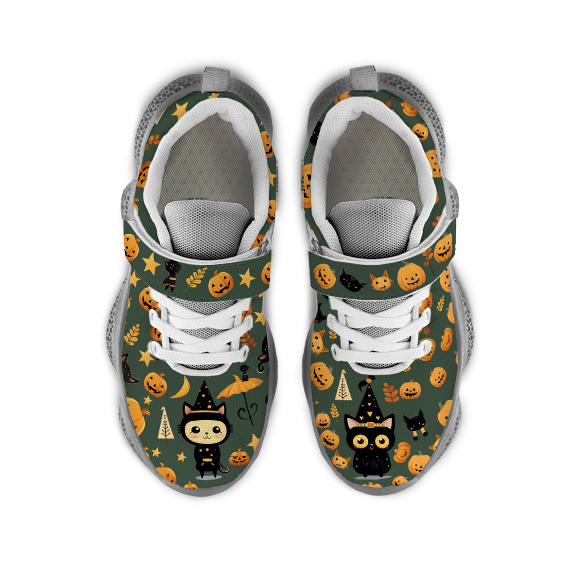 Halloween Pumpkin Kids Running Shoes