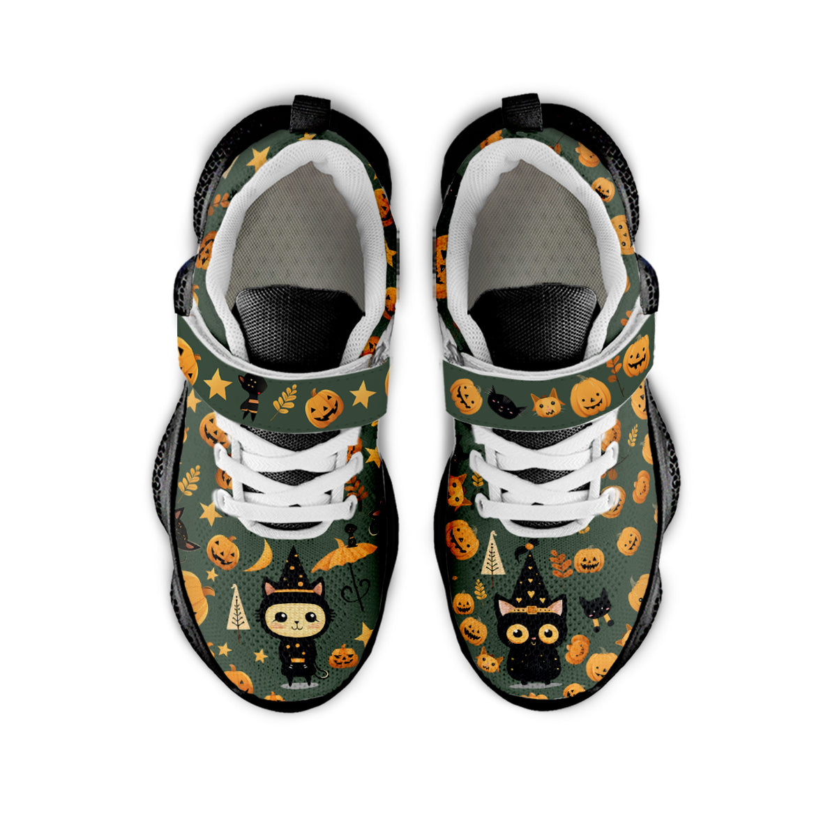 Halloween Pumpkin Kids Running Shoes