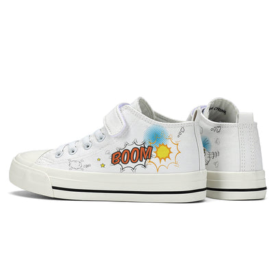 Pop Art Kids High Top Canvas Shoes