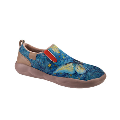 Starry Night Butterfly Slip On