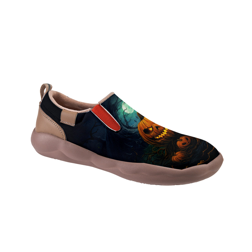 Halloween Pumpkin Kids Slip On