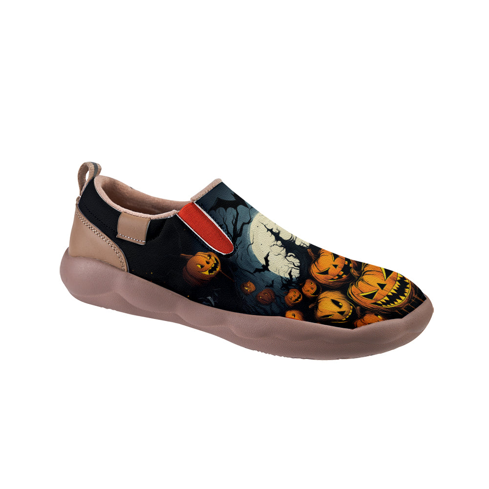 Halloween Pumpkin Kids Slip On