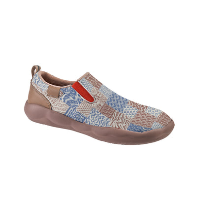 Patchwork Elephant Slip On