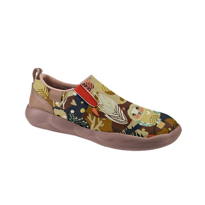 Brown Camouflage Owl Slip On