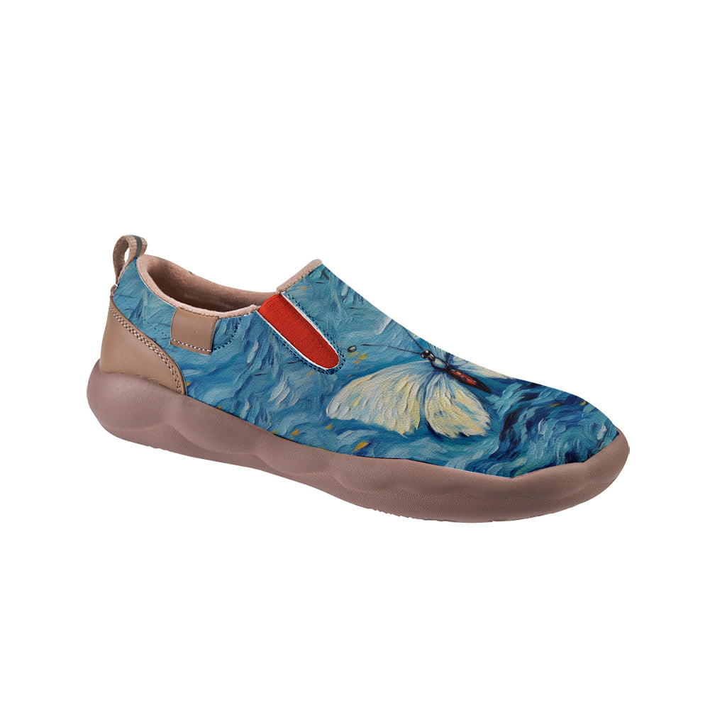 Starry Night Butterfly Slip On