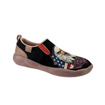 American Flag Eagle Slip On