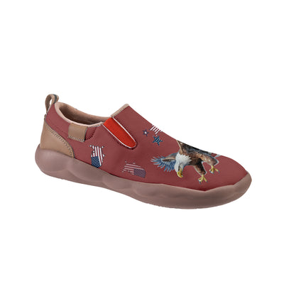 American Flag Eagle Slip On