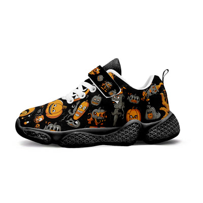 Halloween Pumpkin Kids Running Shoes