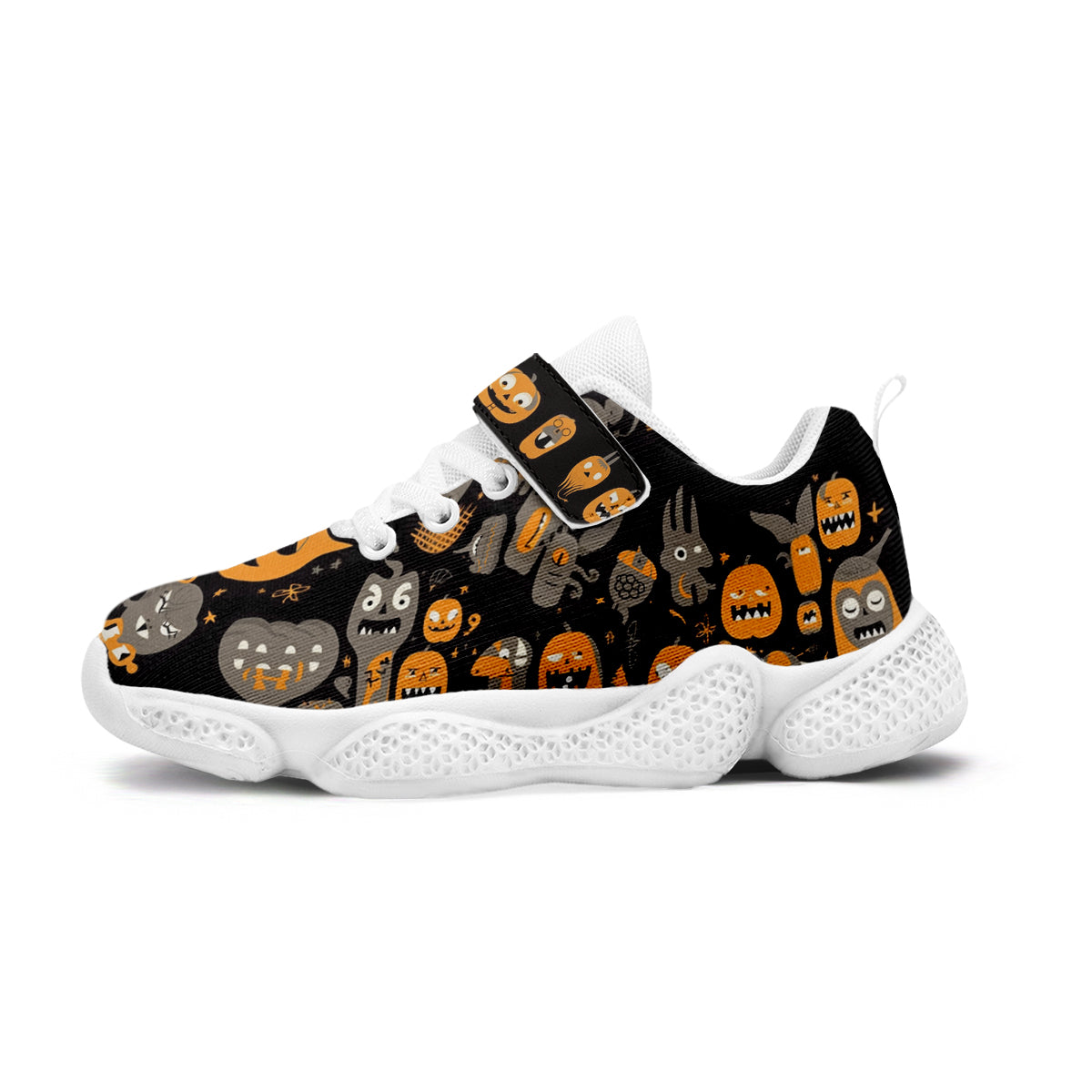 Halloween Pumpkin Kids Running Shoes