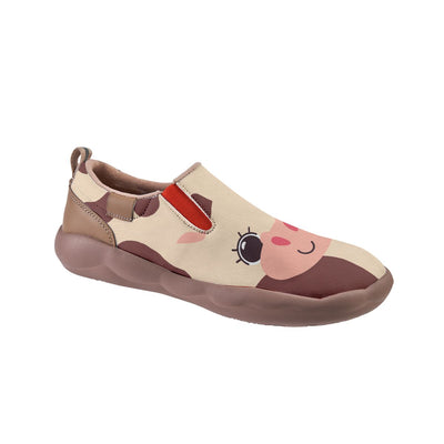 Cow Face Kids Slip On