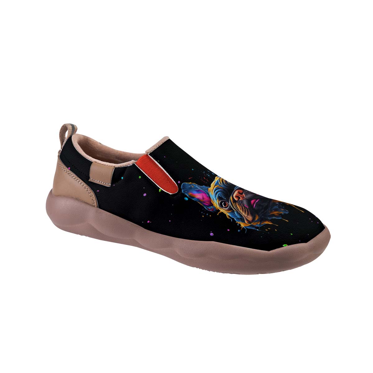 Splatter Pug Slip On