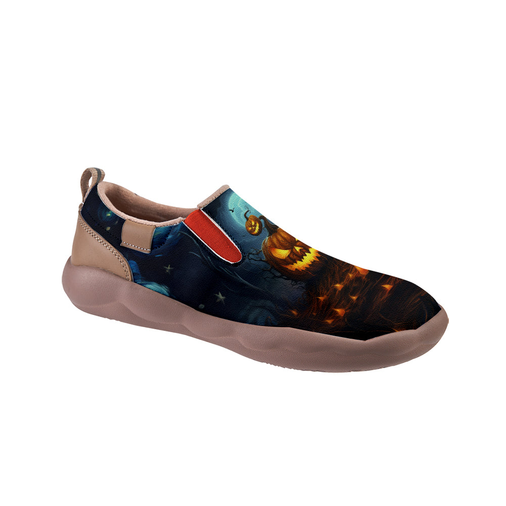 Halloween Pumpkin Kids Slip On