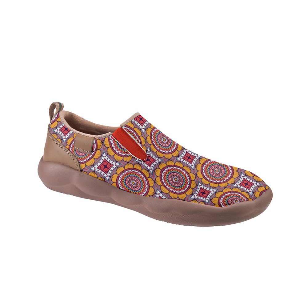 Red Mandala Slip On