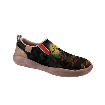 Halloween The Witch Pumpkin Kids Slip On