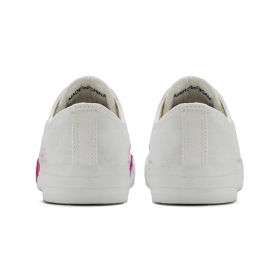 Breast Cancer Low Top Canvas Shoes