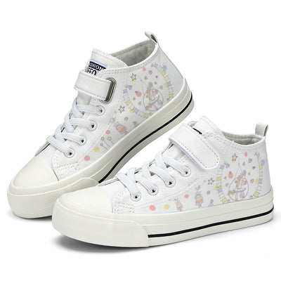 Unicorn Kids High Top Canvas Shoes