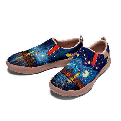 Starry Night New York City Slip On