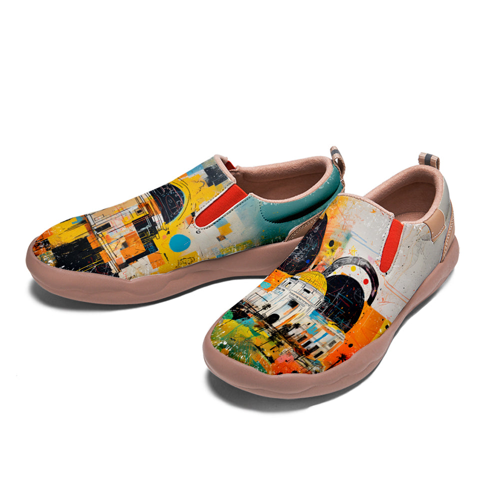 Graffiti Los Angeles City Slip On