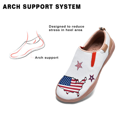 American Flag Slip On