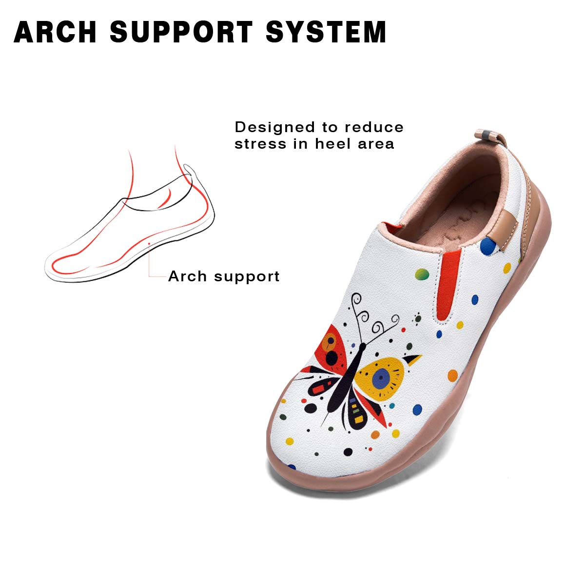 Butterfly Slip On