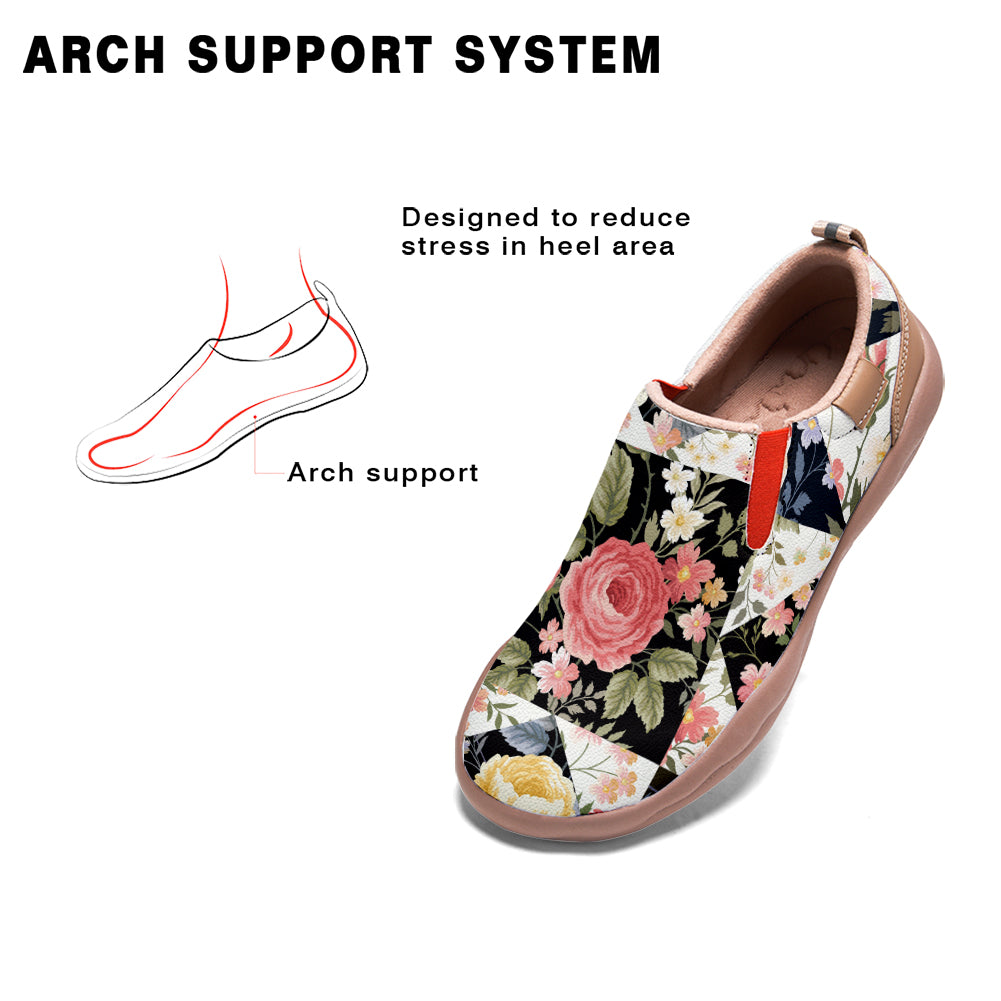 Tropical Patchwork Slip On