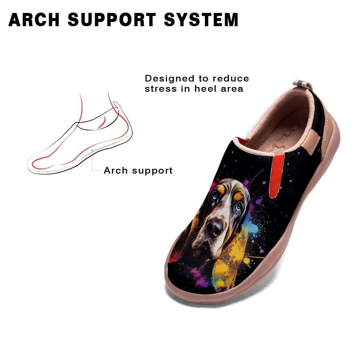 Basset Hound Slip On