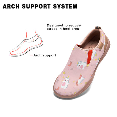 Pink Unicorn Slip On