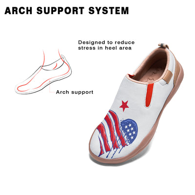 American Flag Slip On