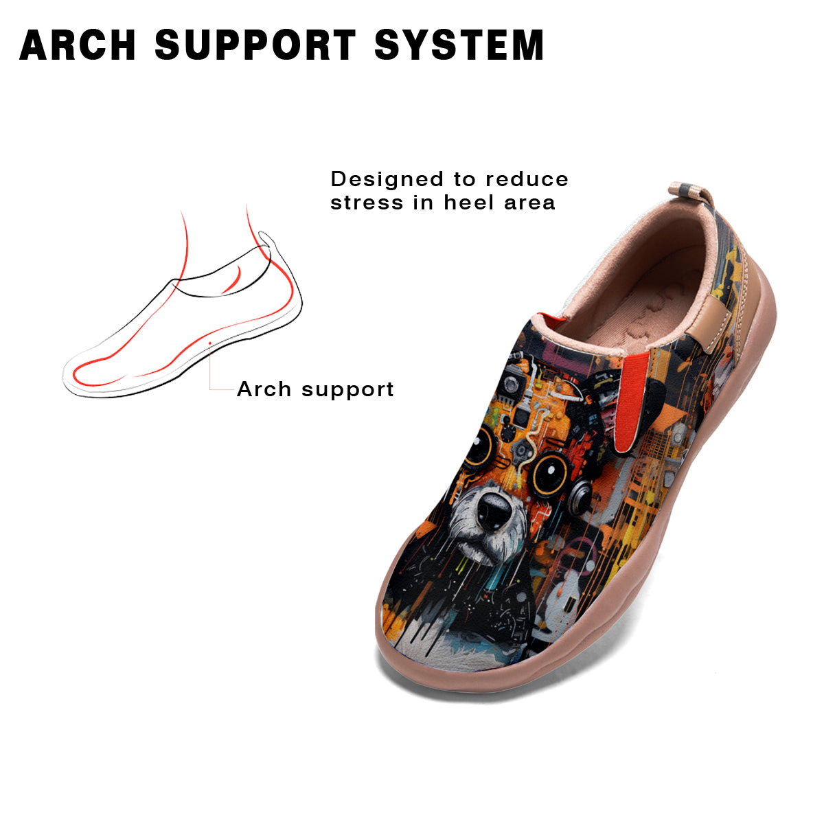 Mechanical Dog Slip On