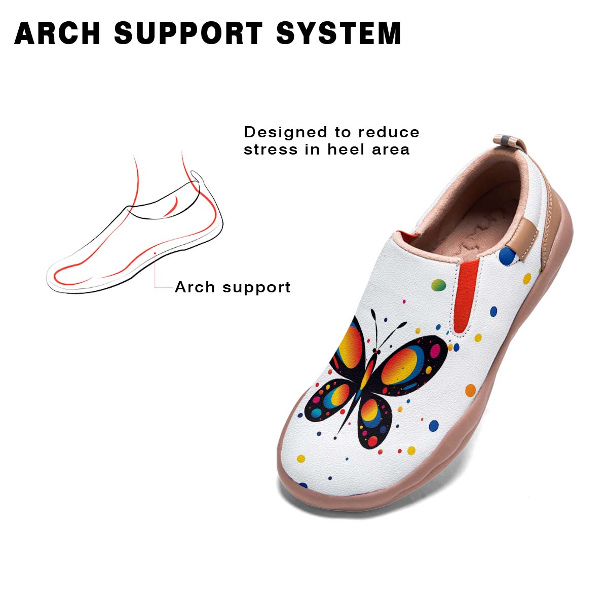 Butterfly Slip On