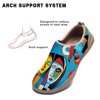 Abstract Figures Slip On