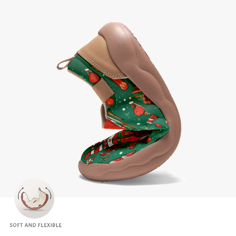 Christmas Bear Kids Slip On