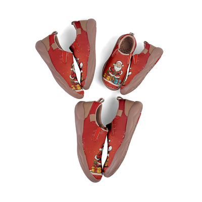 Cartoon Santa Claus Kids Slip On