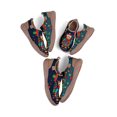 Christmas Bear Kids Slip On