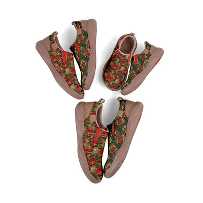 Christmas Mandala Kids Slip On