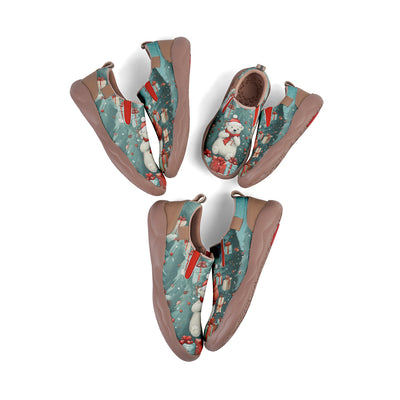 Christmas Polar Bear Kids Slip On